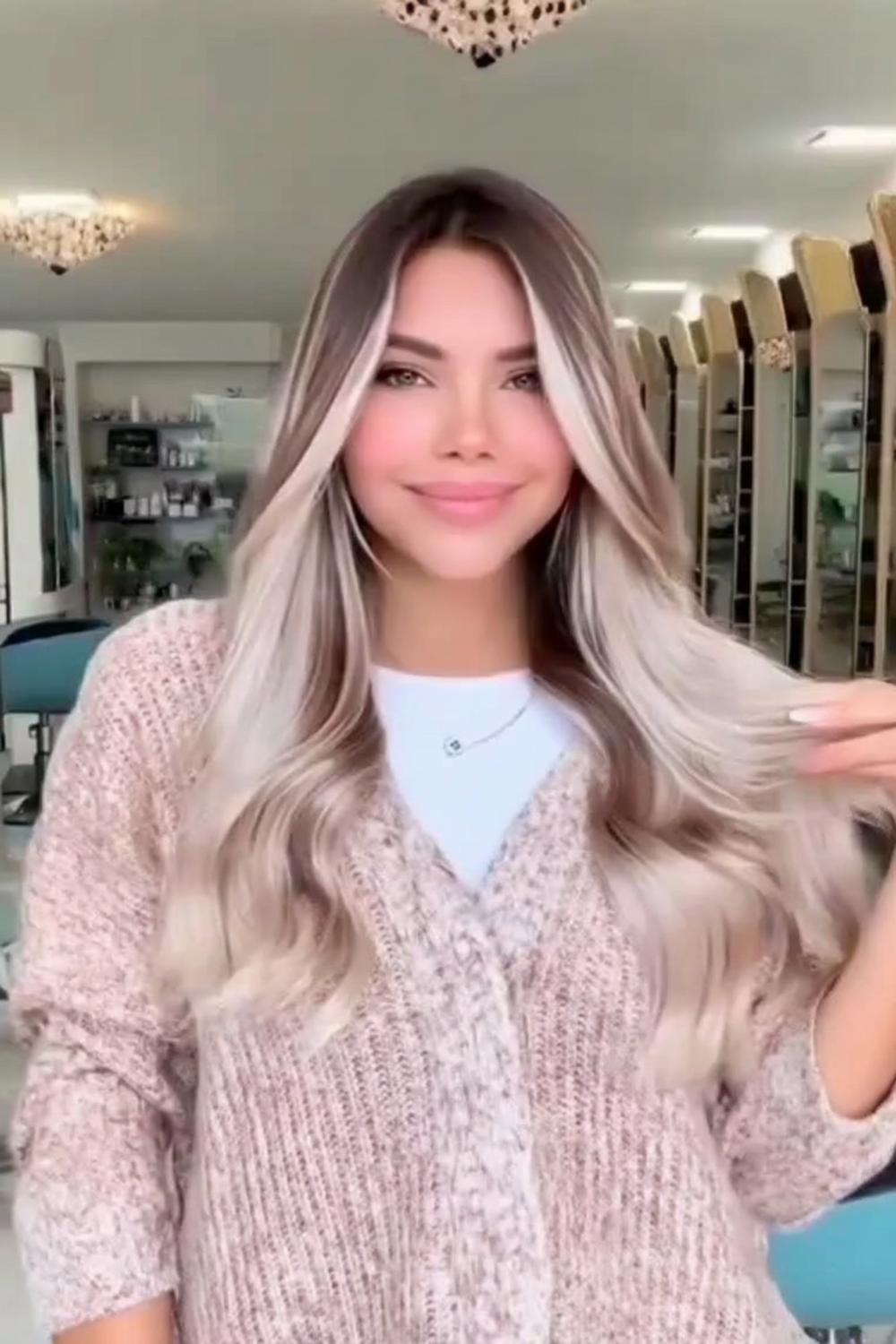 Glamouröse Balayage-Wellen
