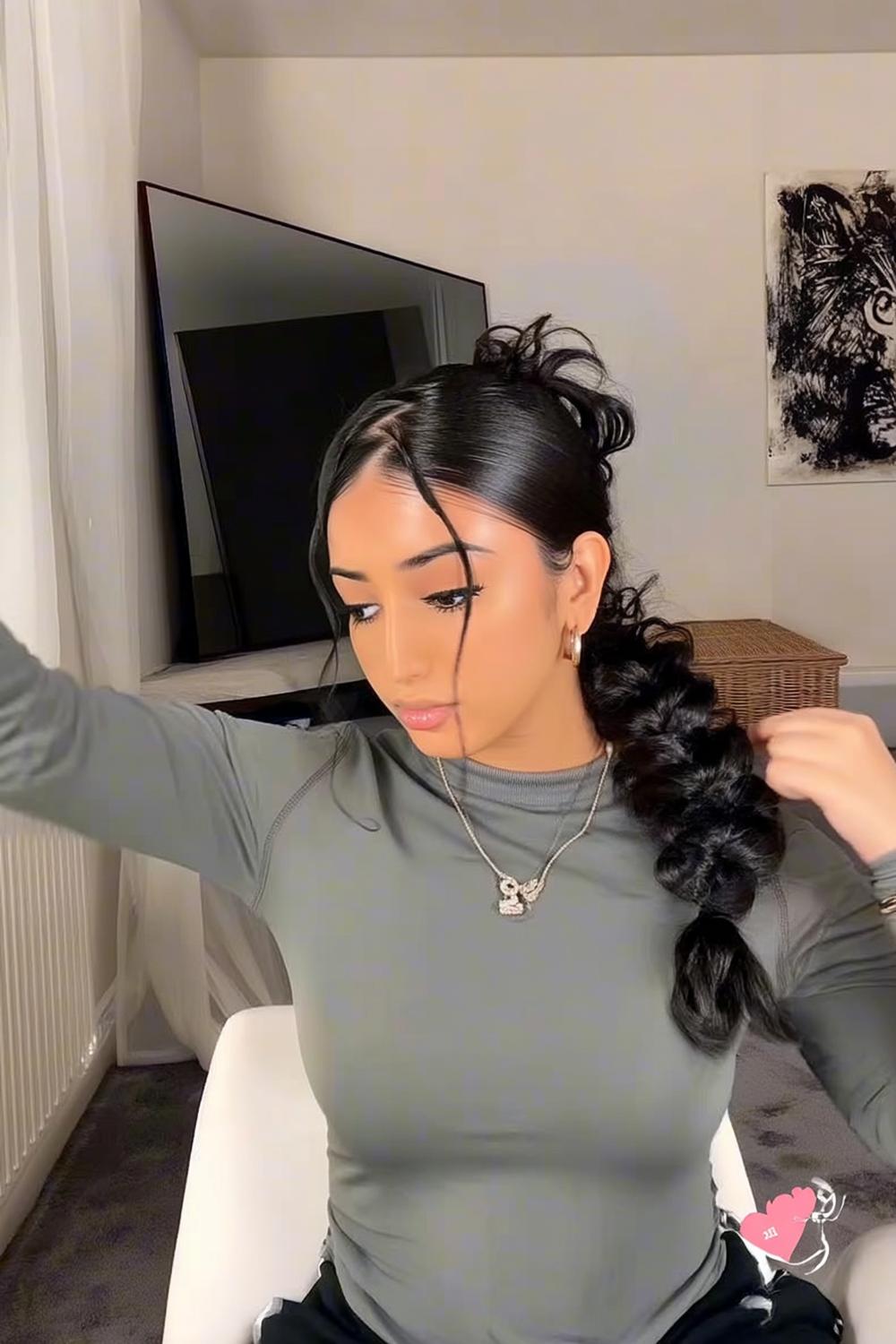 Messy Side-Braid