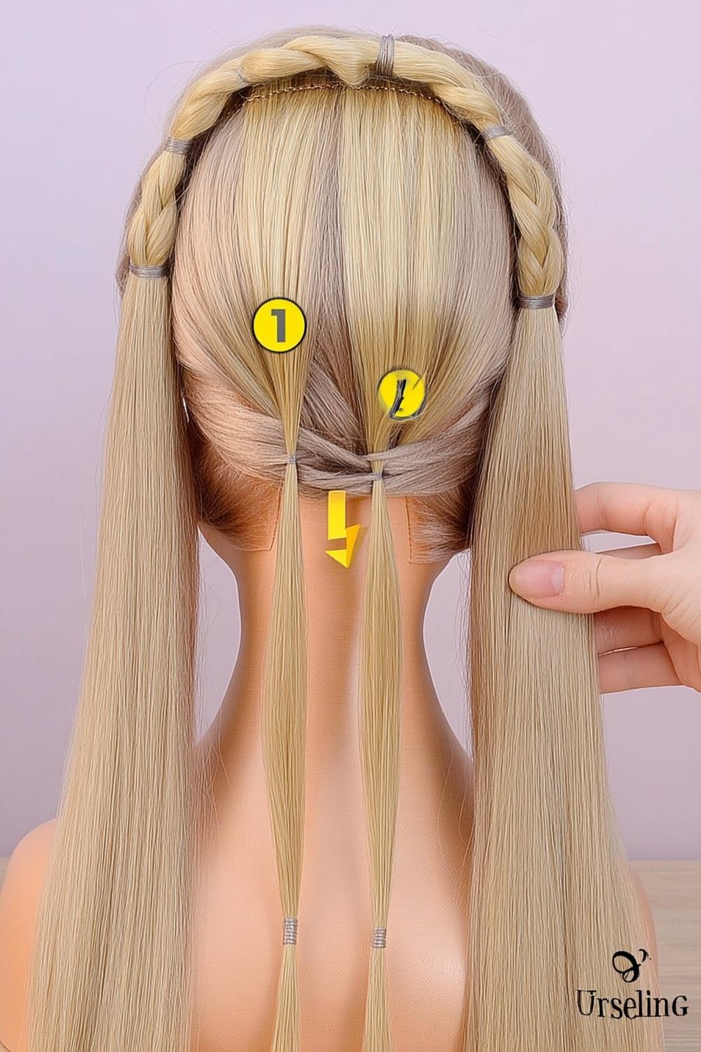 Geflochtenes Haarband Tutorial