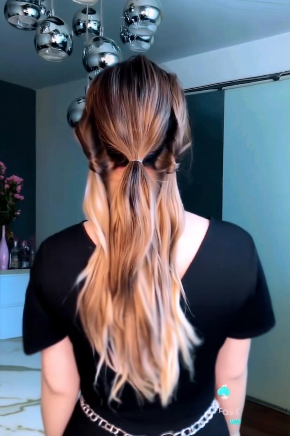 Twisted Half-Up Style