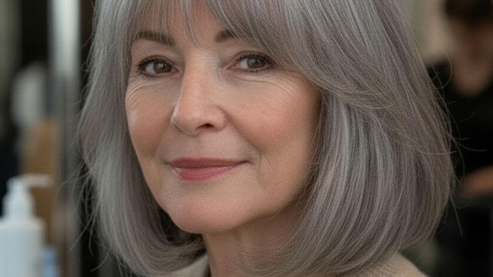 Französischer Long Bob für einen zeitlosen Look