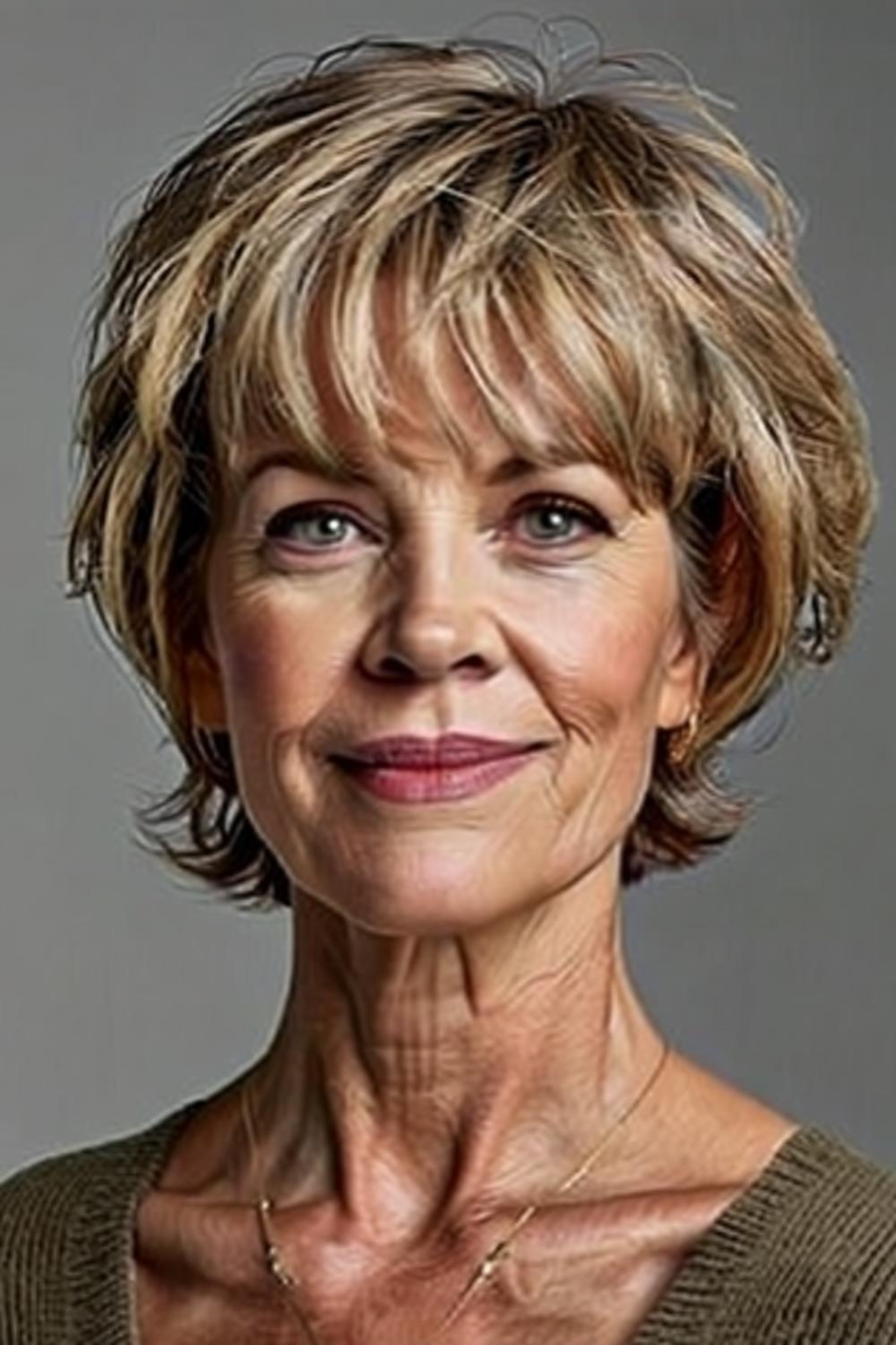 20 Stylische Kurzhaarfrisuren für Frauen ab 50 Jahren