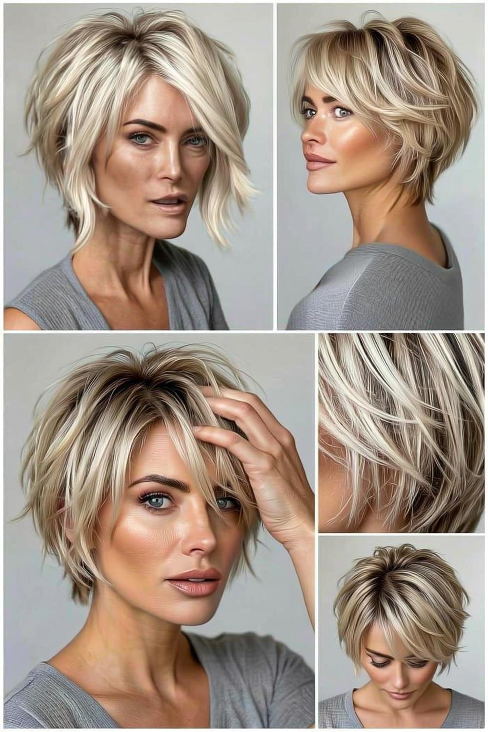 Blonde Schichten Styling-Guide