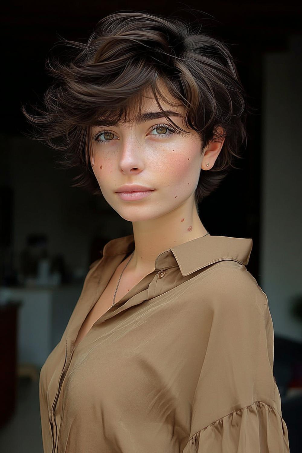 Jugendlicher Locken-Pixie