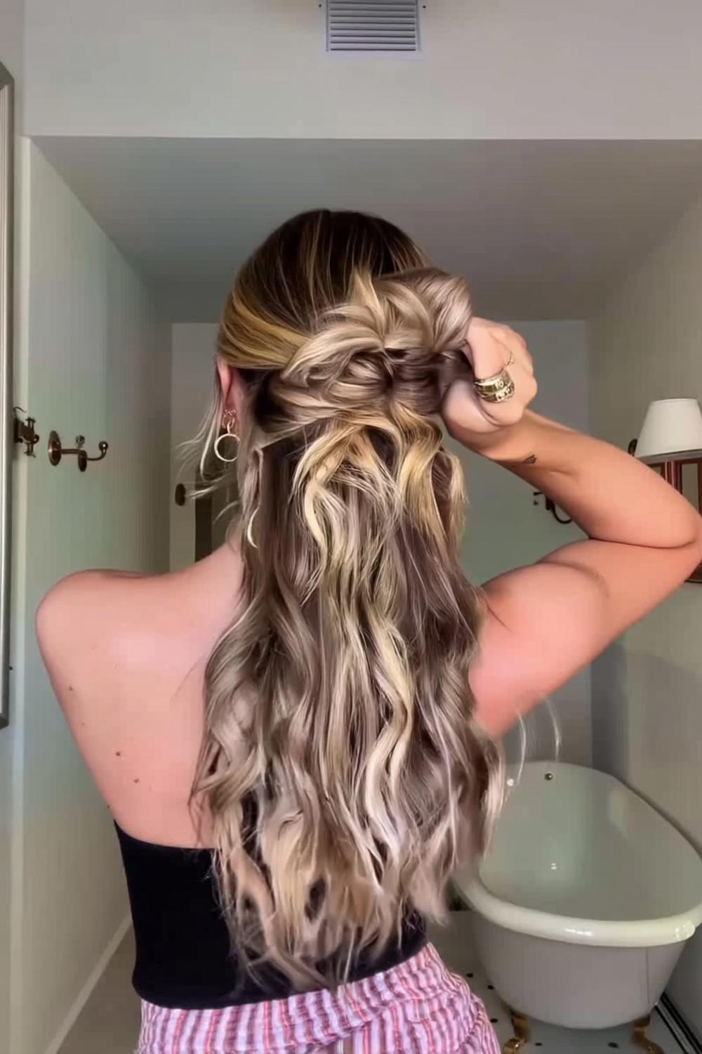 Twisted Half-Up