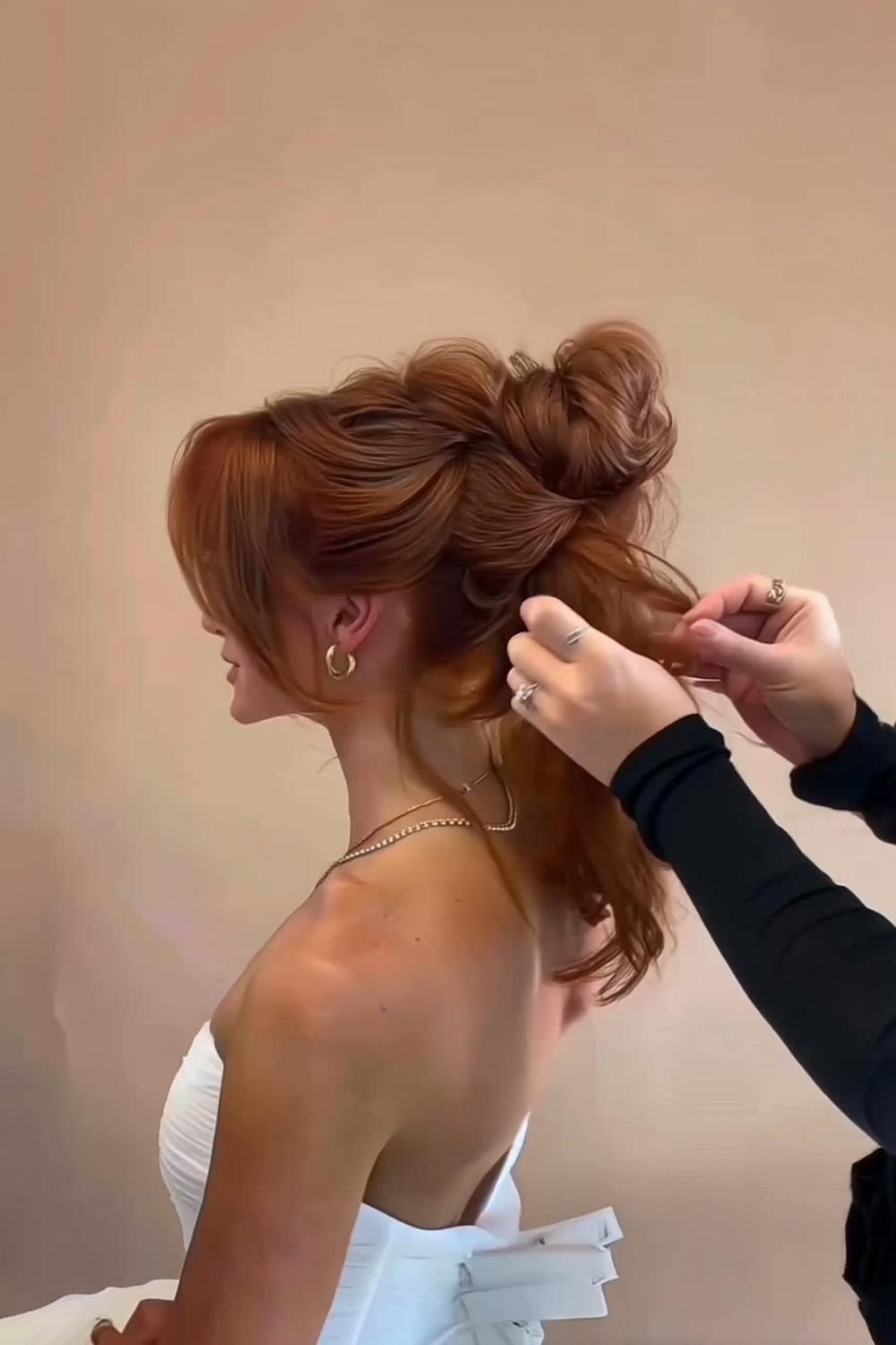 Lässiger Twisted Bun