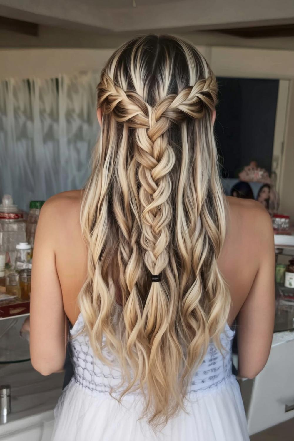 Boho Flechtfrisur