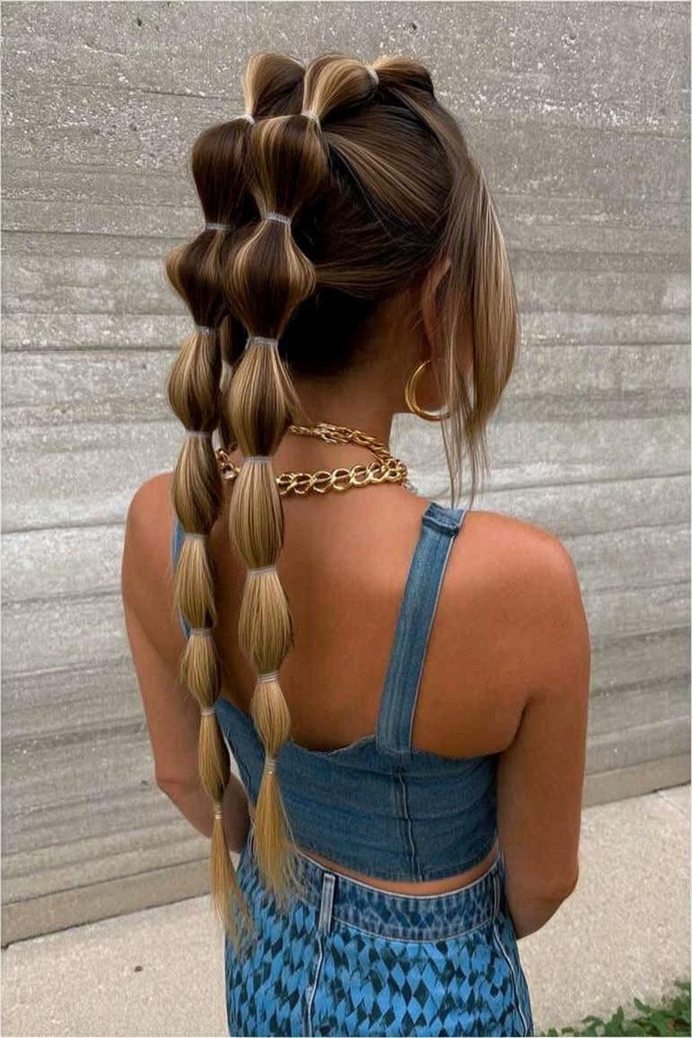 Bubble Braids Trend