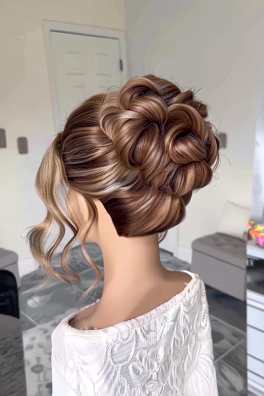 Opulenter Locken-Chignon