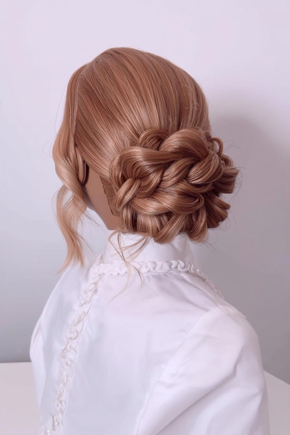 Romantischer Locken-Dutt