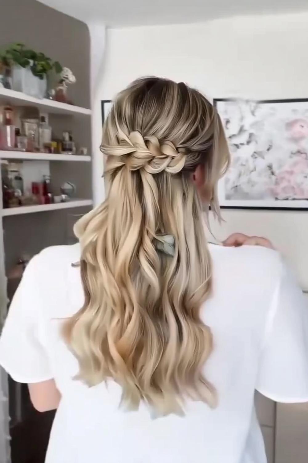 Blonde Knoten-Eleganz