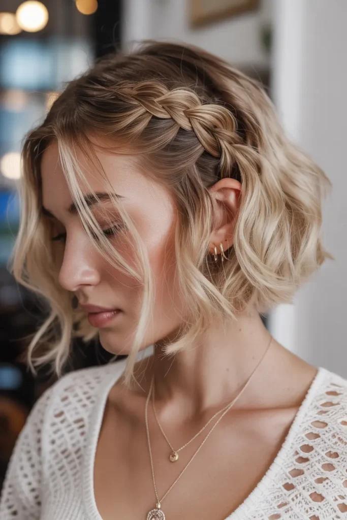 Boho Bob geflochten
