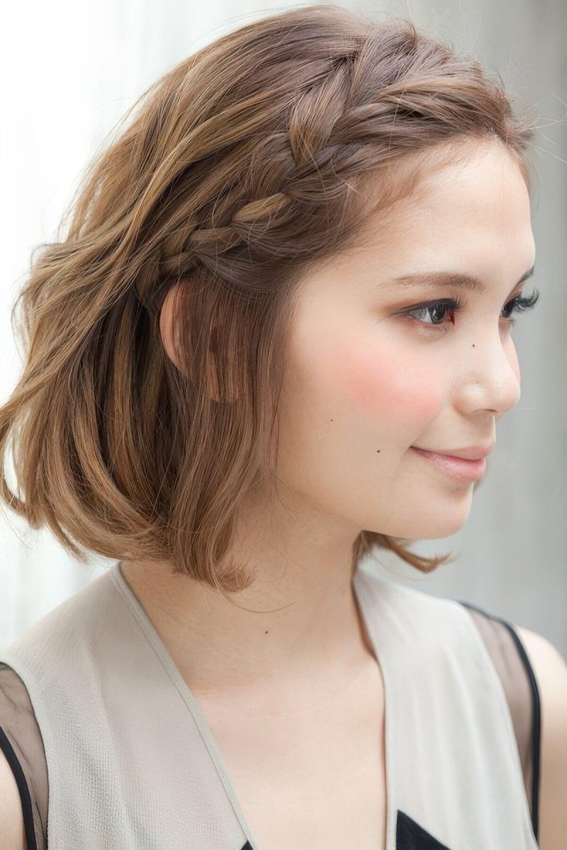 Bob Frisur geflochten Ideen für moderne Looks