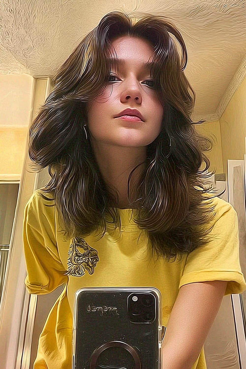 Kurzer Shag Trend