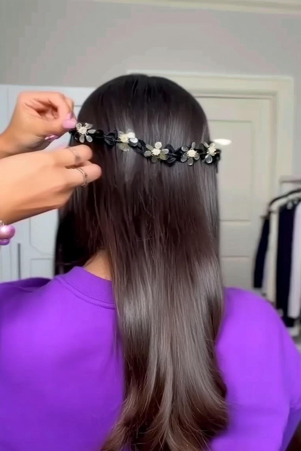 Blütenkette für romantische Looks