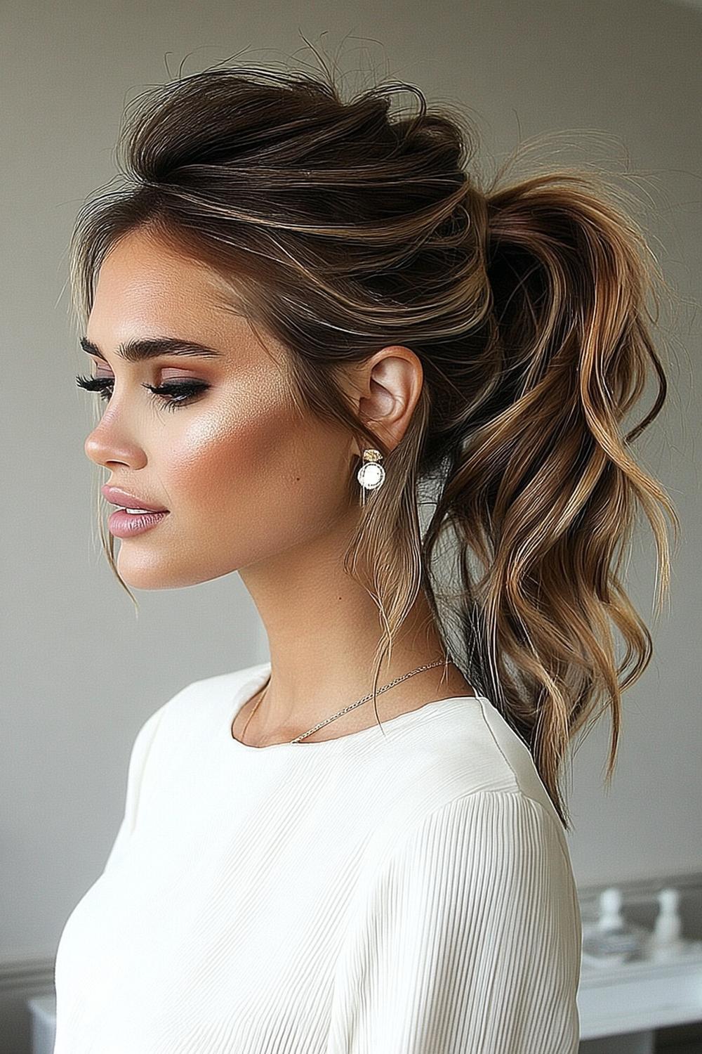 Geflochtener Kranz-Look