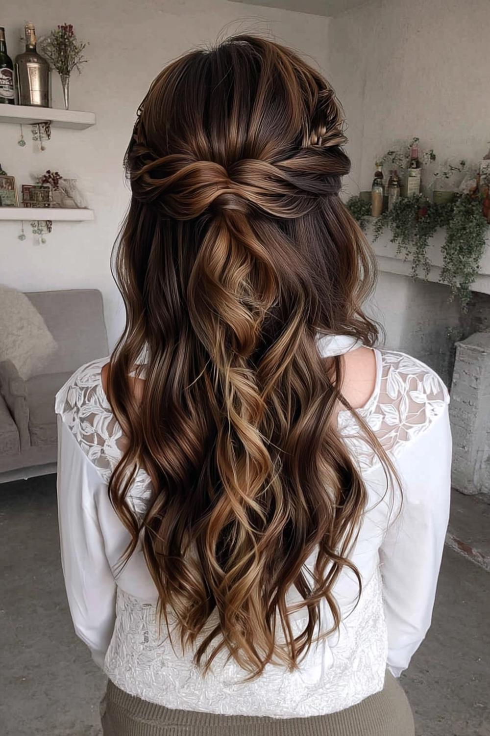 Romantische Locken mit Twist