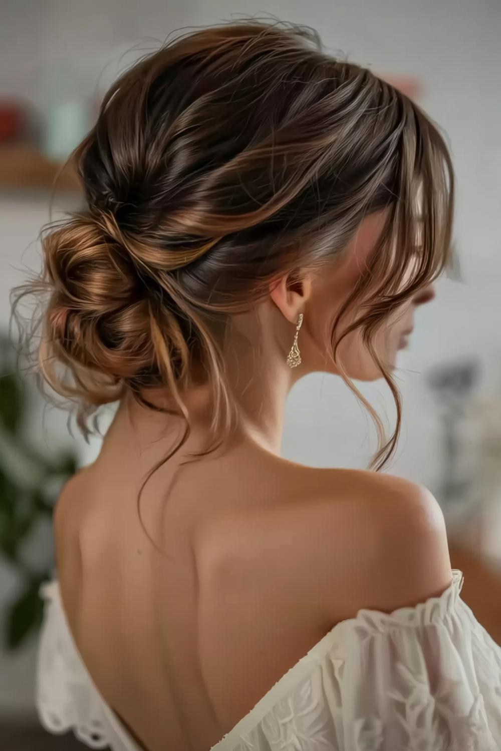 Seitlicher Chignon-Traum