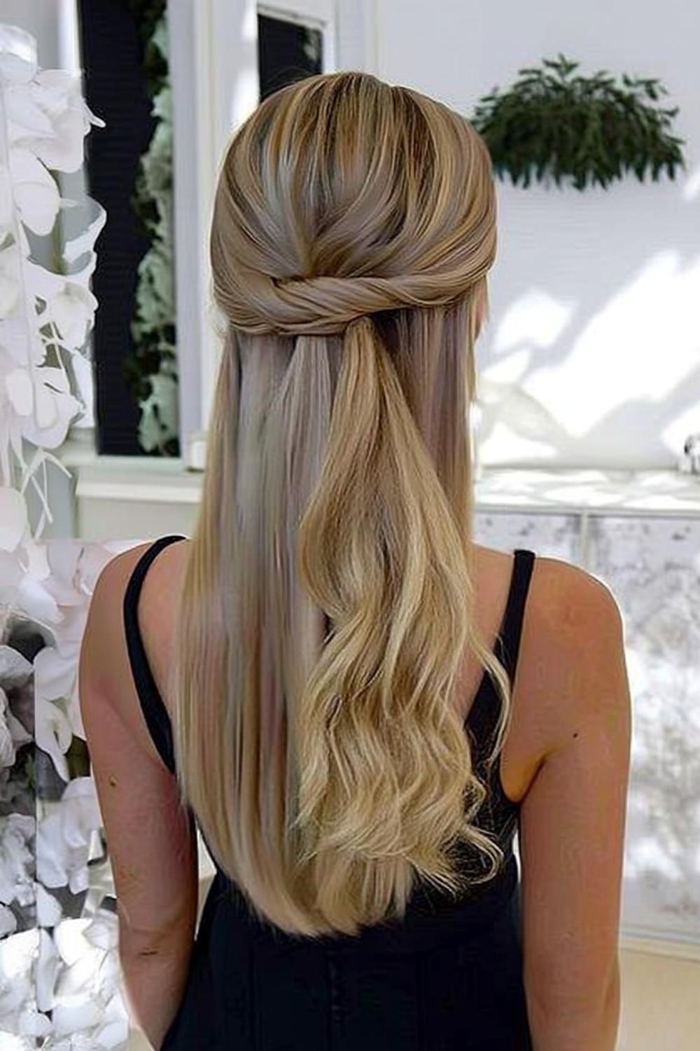 Texturierter Low Bun
