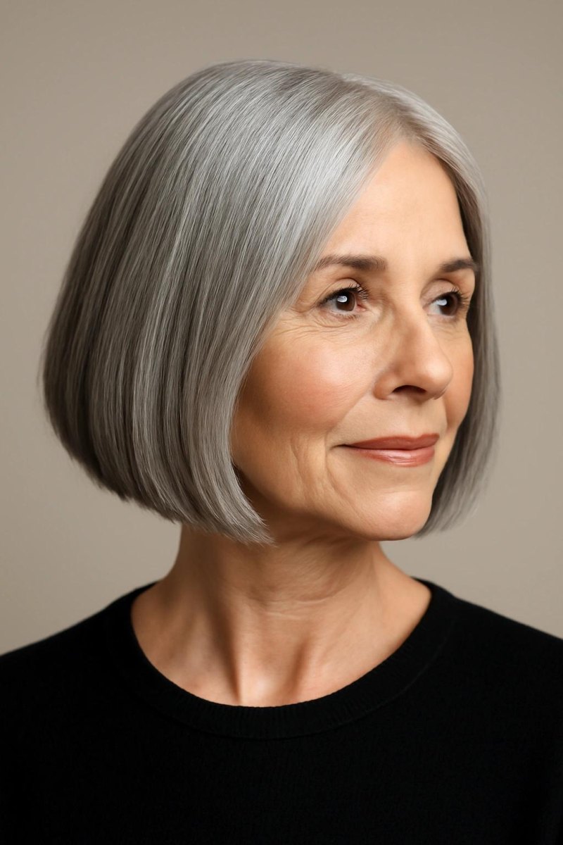 Bob Frisuren ab 60 moderne Schnitte für Frauen