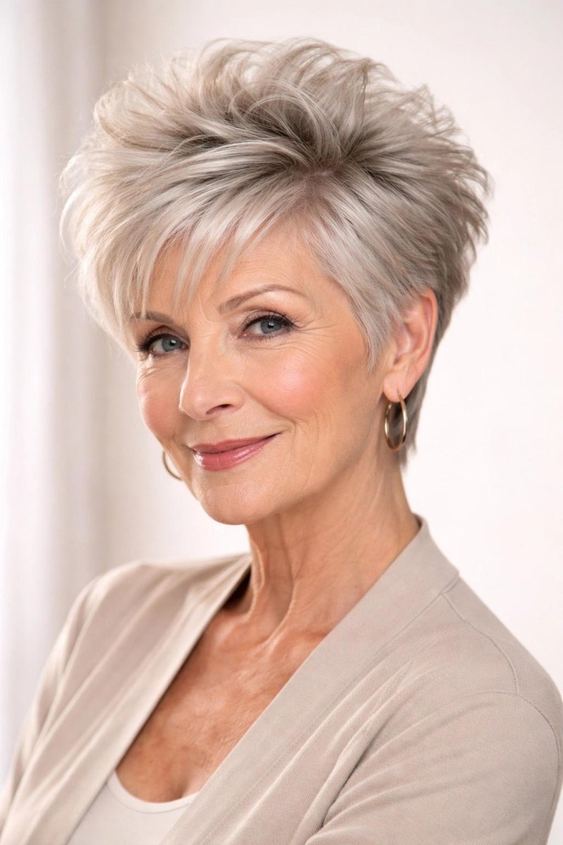 Pixie Cut Volumen Oberkopf