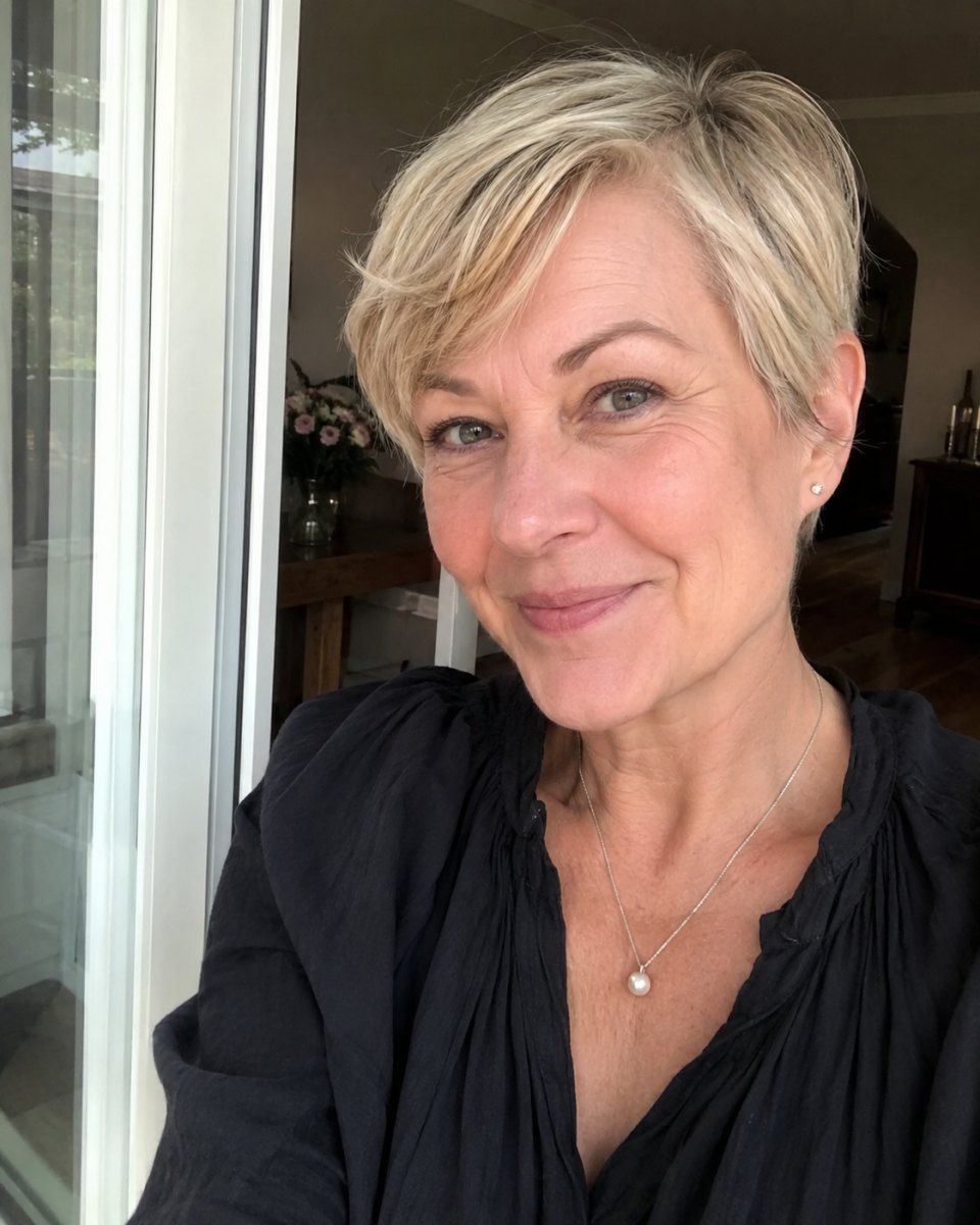 Kurzer Pixie Cut ab 50 moderne Ideen für deinen Look