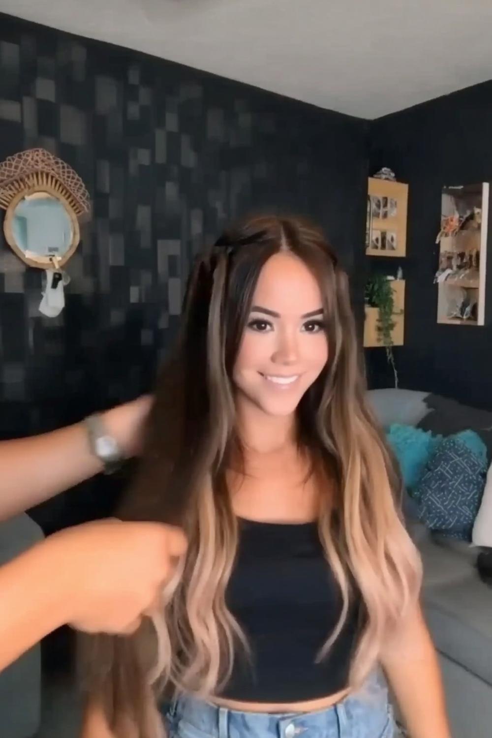 Natürliche Balayage Wellen