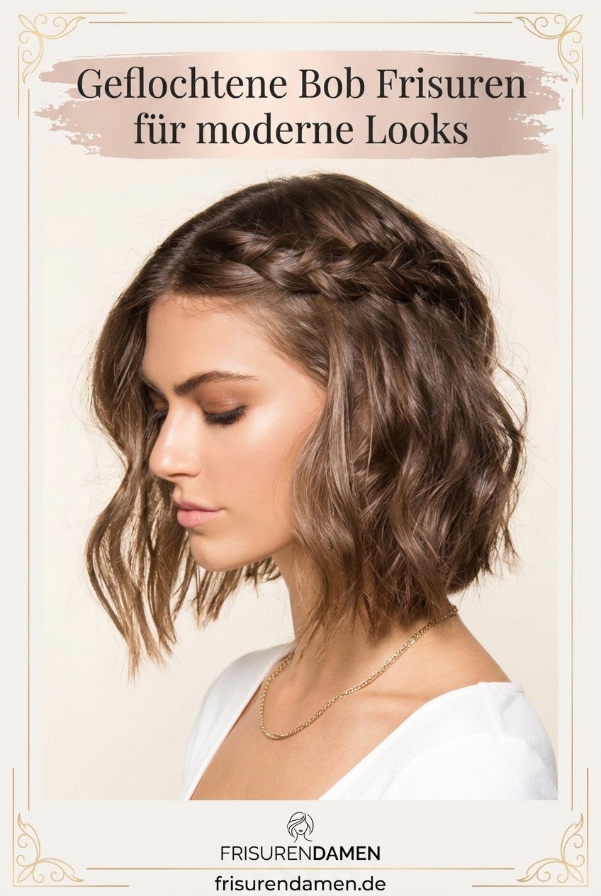 Geflochtene Bob Frisuren für moderne Looks