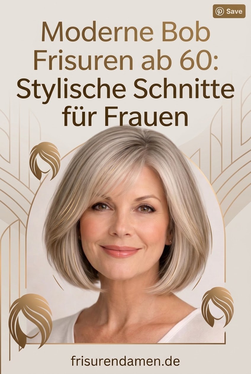 Moderne Bob Frisuren ab 60: Stylische Schnitte für Frauen