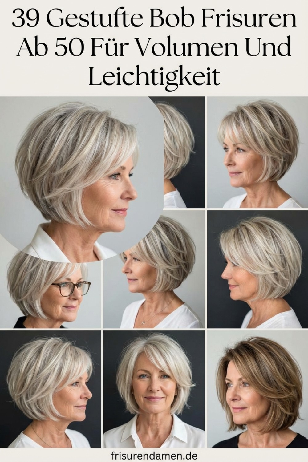 39 Gestufte Bob Frisuren Ab 50 Für Volumen Und Leichtigkeit