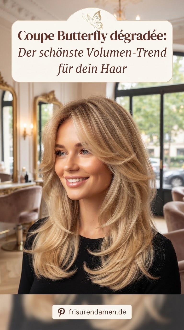Coupe Butterfly dégradée: Der schönste Volumen-Trend für dein Haar
