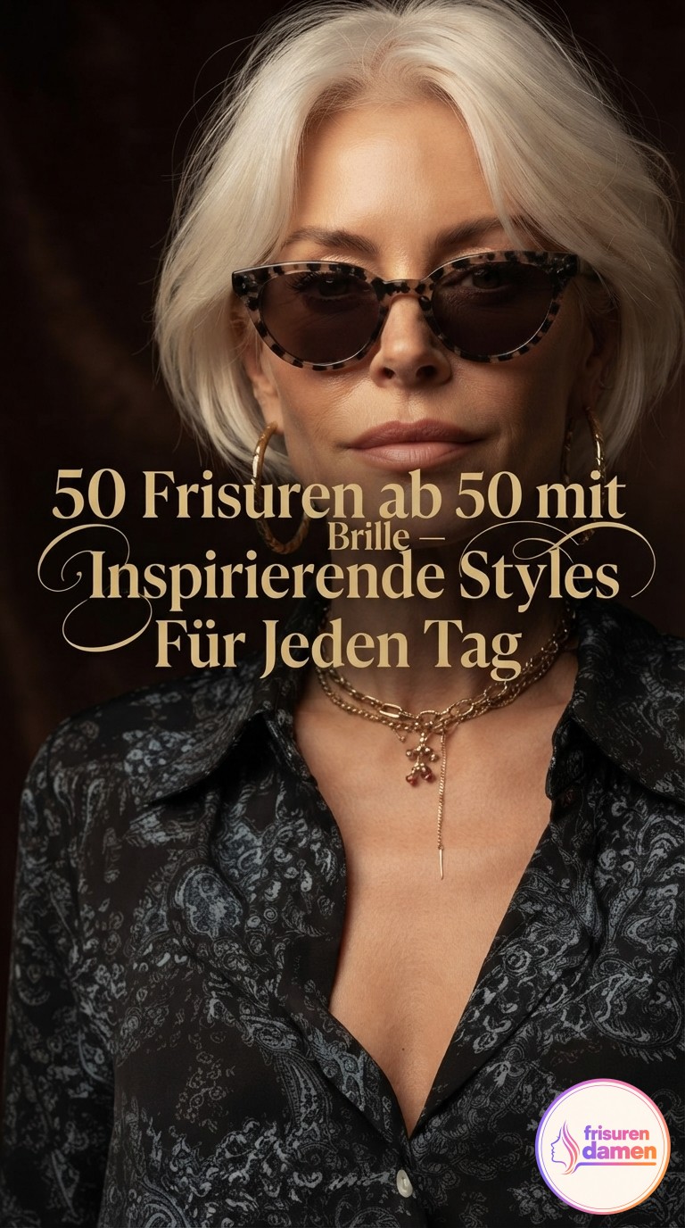 50 Frisuren ab 50 mit Brille – Inspirierende Styles Für Jeden Tag