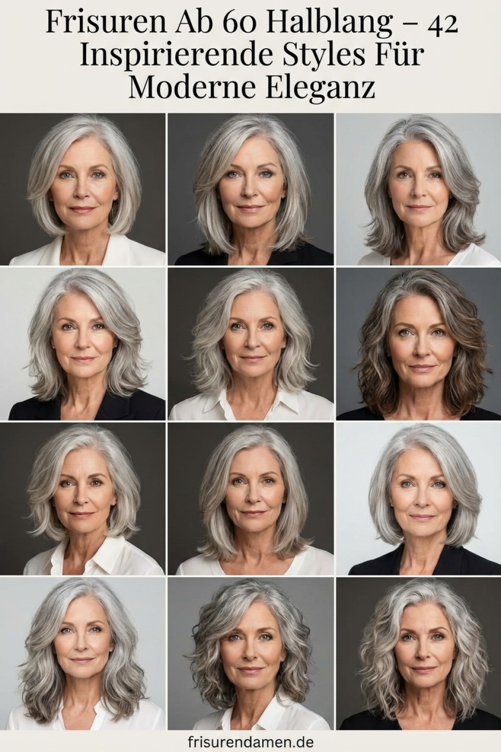 Frisuren Ab 60 Halblang – 42 Inspirierende Styles Für Moderne Eleganz