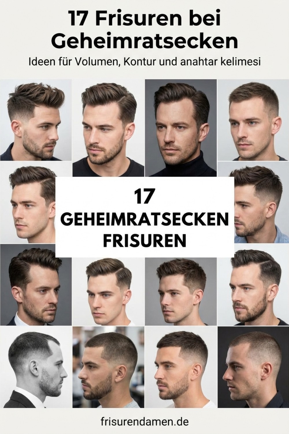 17 Frisuren bei Geheimratsecken Ideen für Volumen, Kontur und Selbstbewusstsein