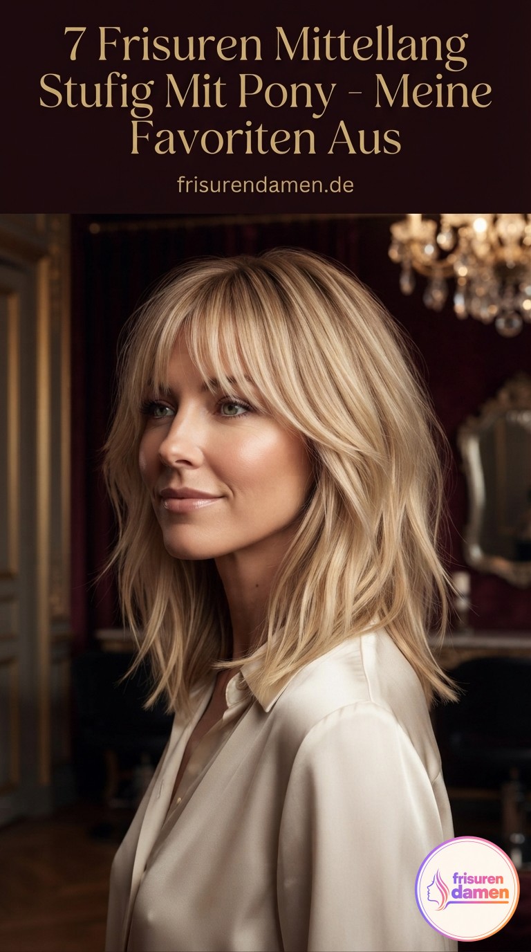 7 Frisuren Mittellang Stufig Mit Pony - Meine Favoriten Aus