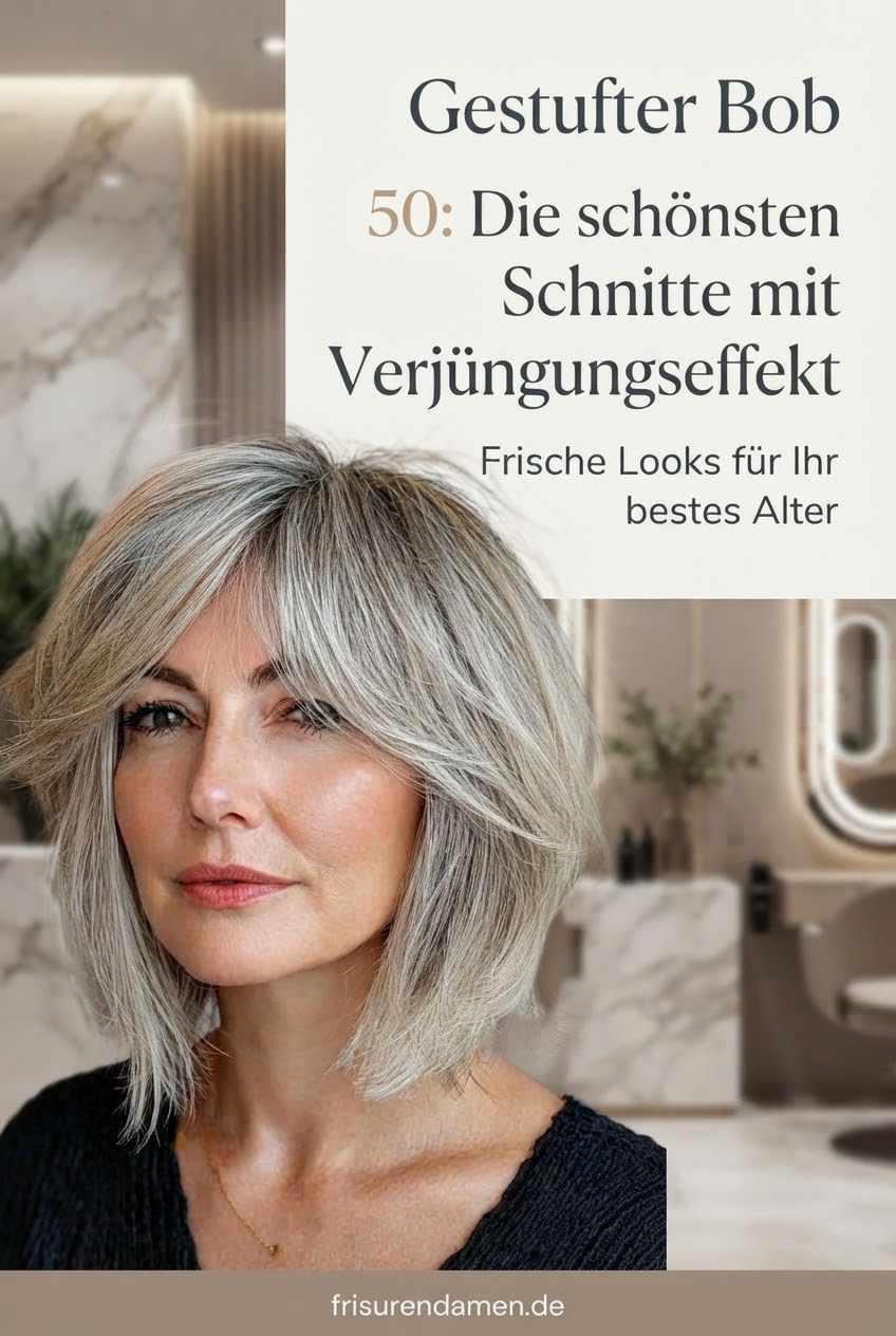 Gestufter Bob ab 50: Die schönsten Schnitte mit Verjüngungseffekt
