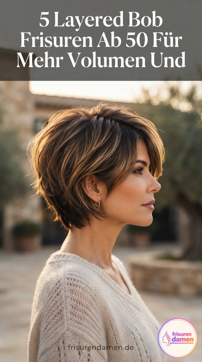 5 Layered Bob Frisuren Ab 50 Für Mehr Volumen Und
