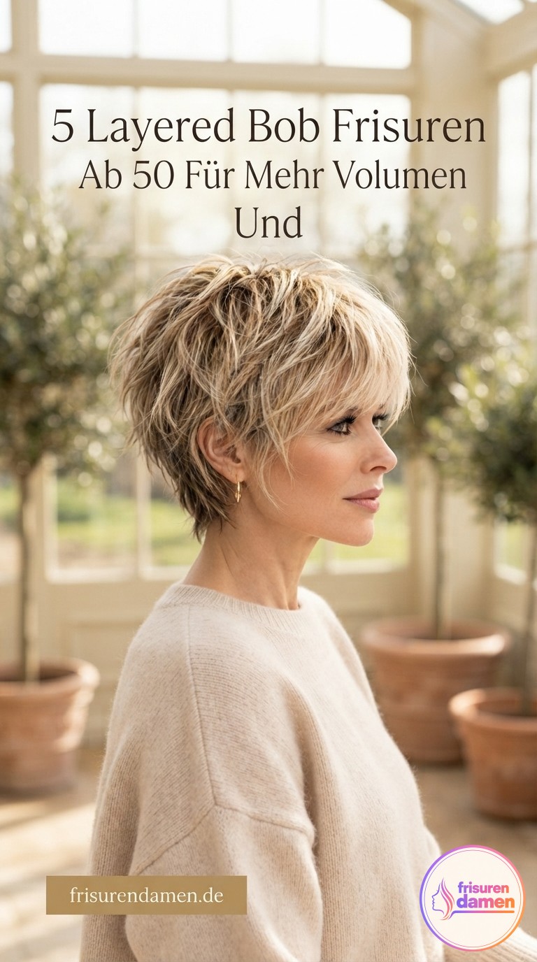 5 Layered Bob Frisuren Ab 50 Für Mehr Volumen Und