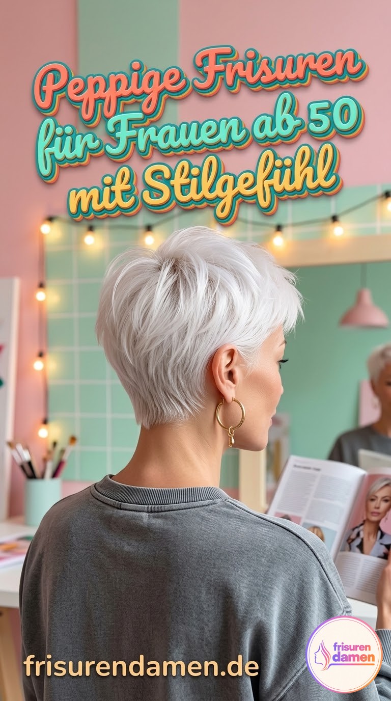 Peppige Frisuren für Frauen ab 50 mit Stilgefühl