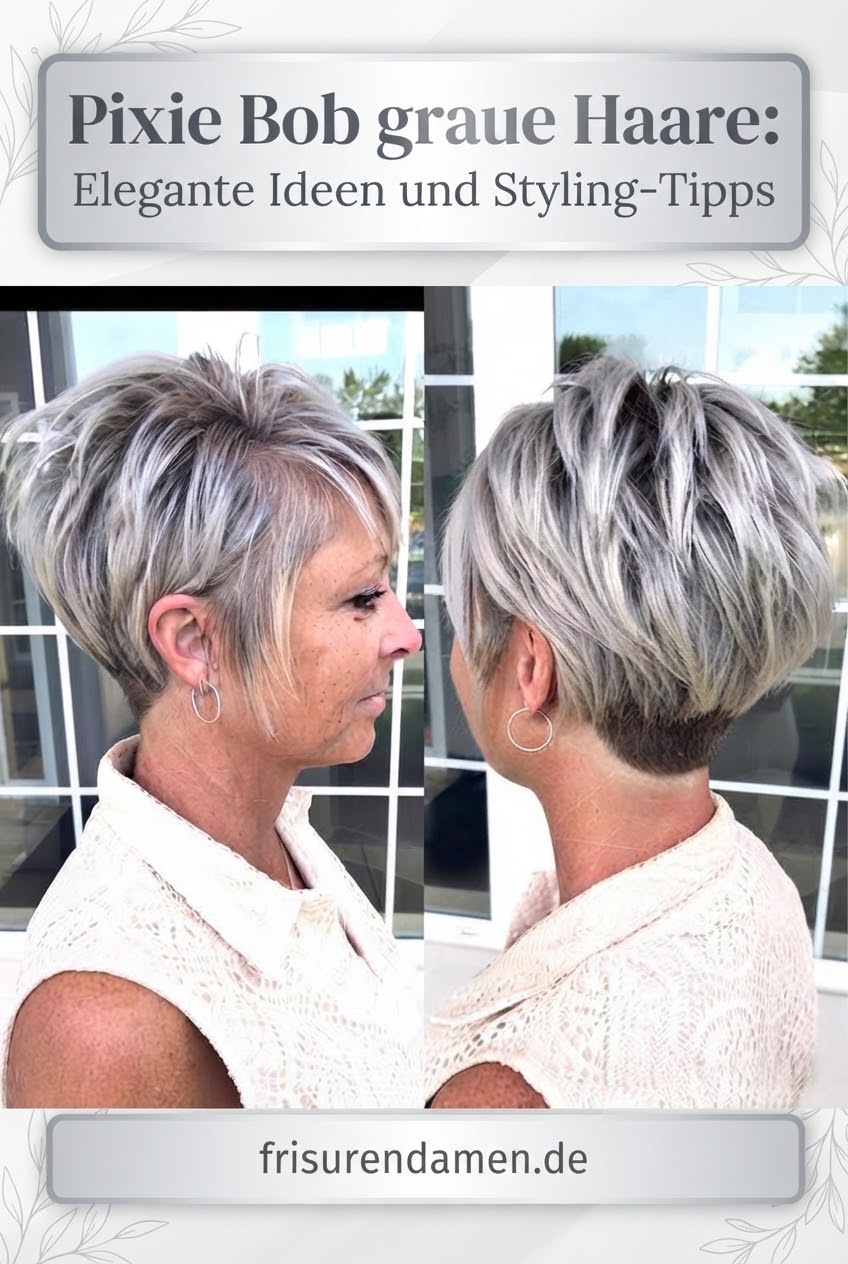 Pixie Bob graue Haare: Elegante Ideen und Styling-Tipps