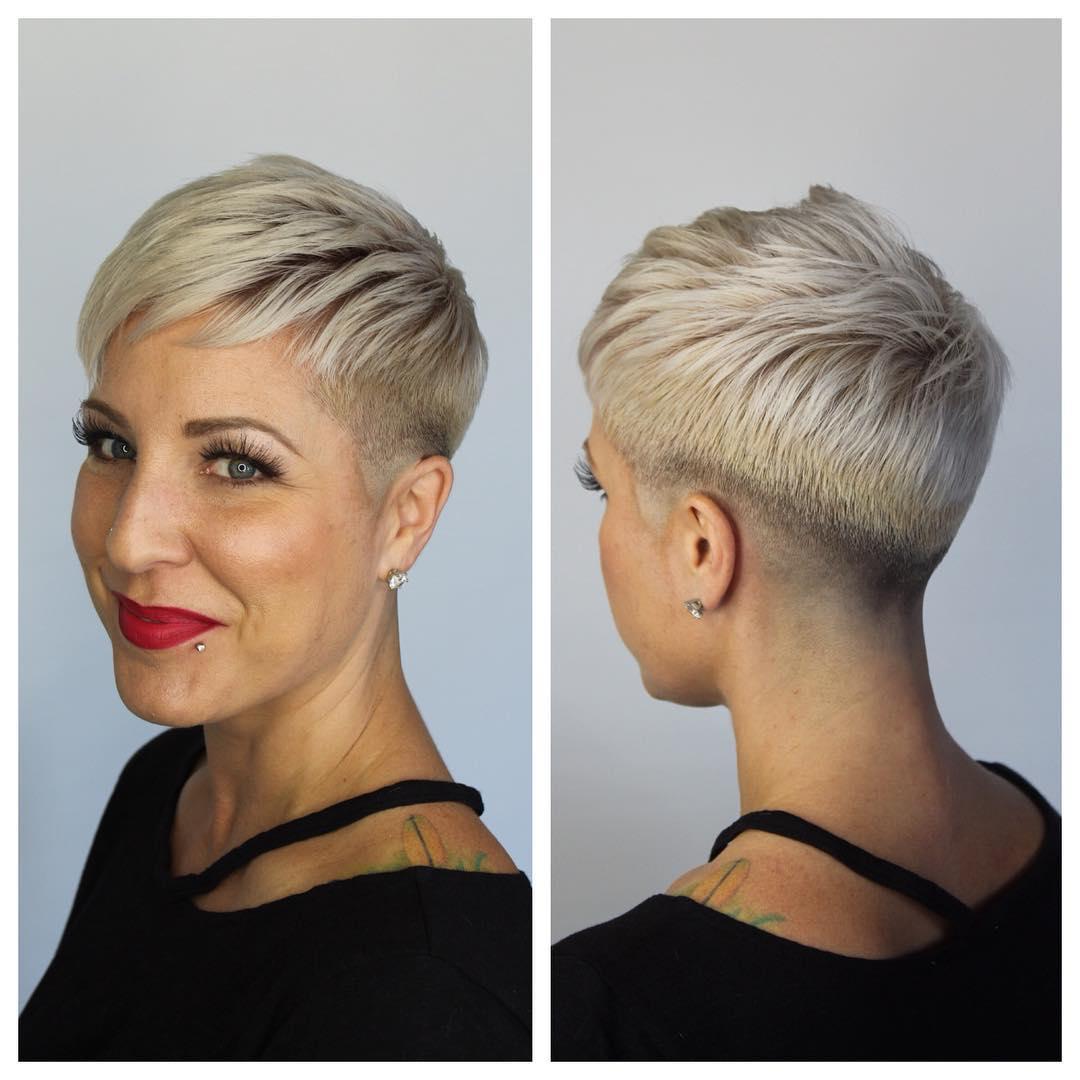 Pixie Cut mit Undercut