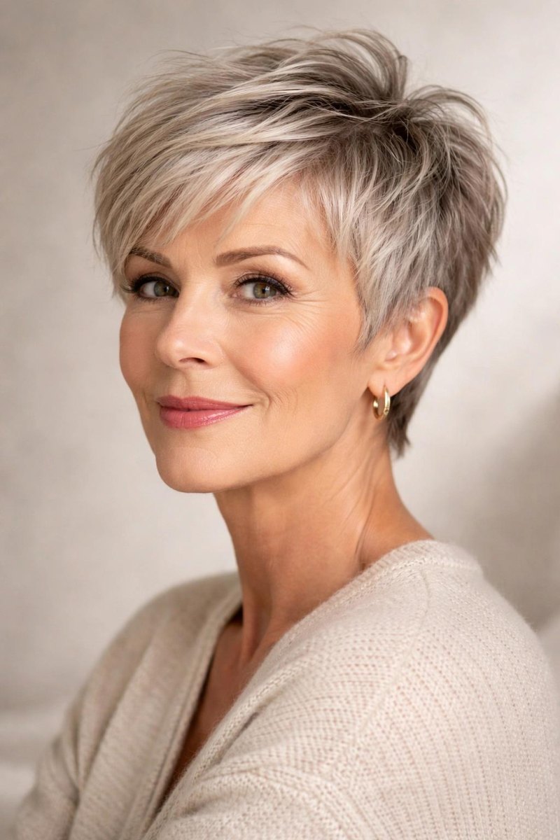 Pixie für feines Haar ab 50