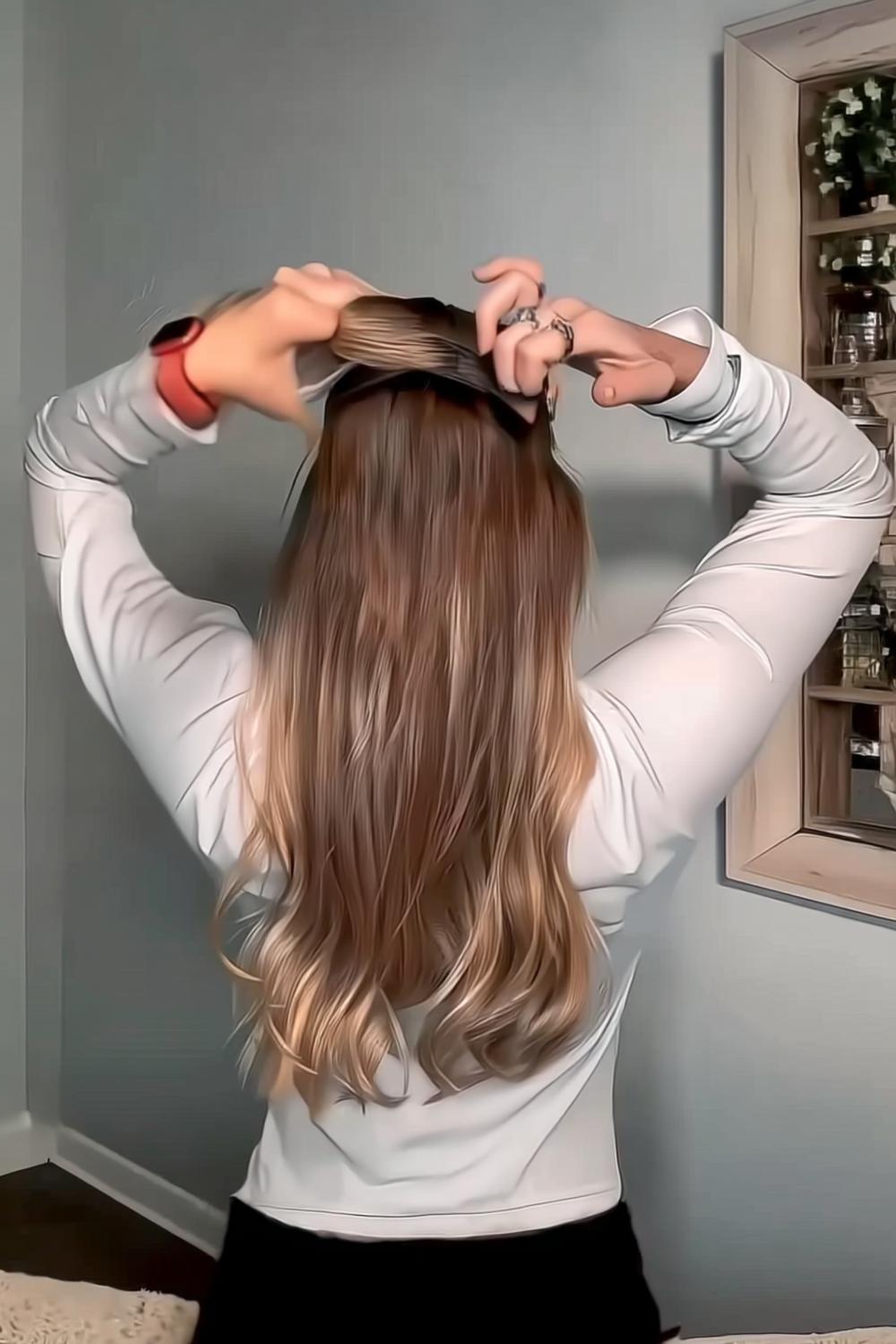 Schneller Half-Up Twist