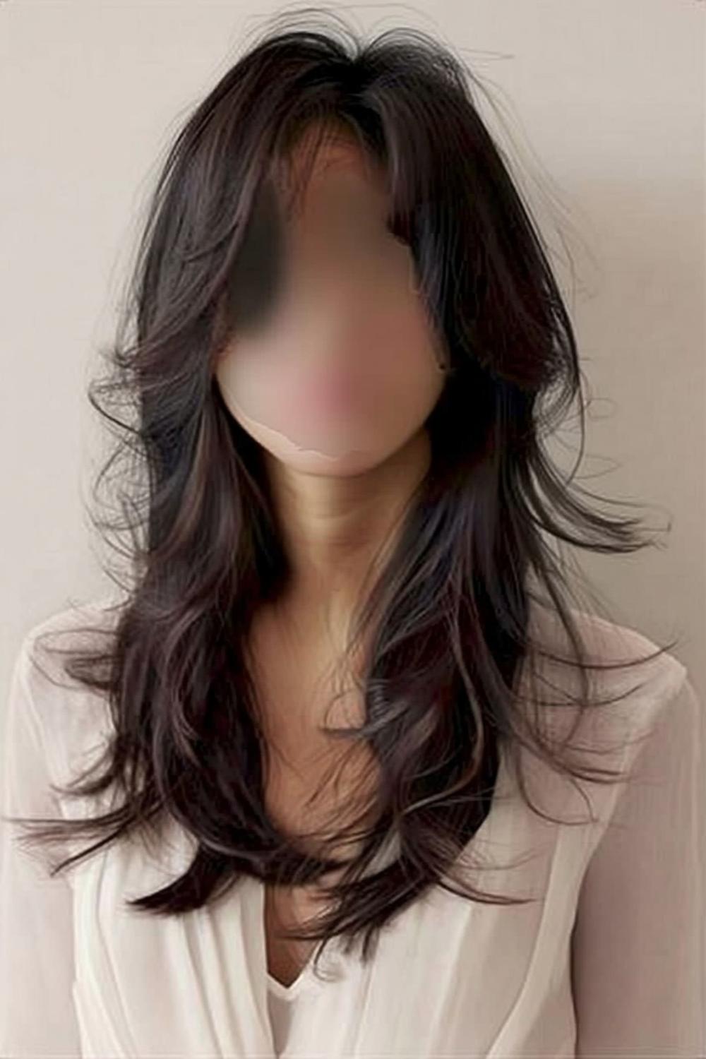 Elegante Gesichtsumrahmung